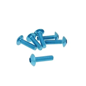 Schraubensatz 6 Stück Verkleidung blau - M5x20 Kostenfreie Lieferung