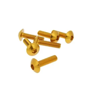 Direktkauf Schraubensatz 6 Stück Verkleidung gold - M5x20