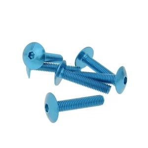 Schraubensatz 6 Stück Verkleidung blau - M6x30 Rabatt
