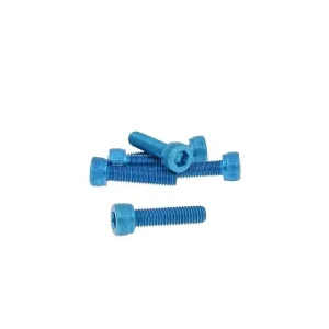 Schraubensatz 6 Stück Innensechskant Alu blau - M5x20 Nur Für Kurze Zeit