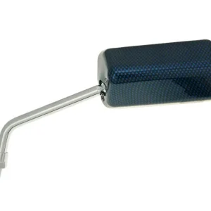 Spiegel F1 links M8 Carbon-Look blau kurzes Gewinde Billig