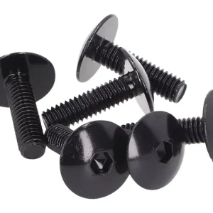 Schraubensatz 6 Stück Verkleidung schwarz - M6x20 Rabatt