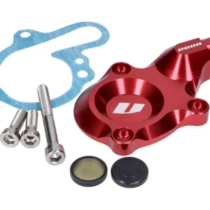 Sonderangebot Deckel Wasserpumpe VOCA CNC rot für Minarelli AM6, Generic, KSR-Moto, Keeway, Motobi, Ride, CPI, 1E40MA, 1E40MB
