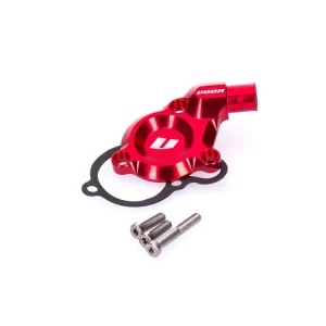 Deckel Wasserpumpe VOCA CNC rot für Derbi D50B Neu