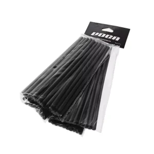 Billig Speichencover Set VOCA 215mm vorn, 190mm hinten - je 38 Stück - schwarz