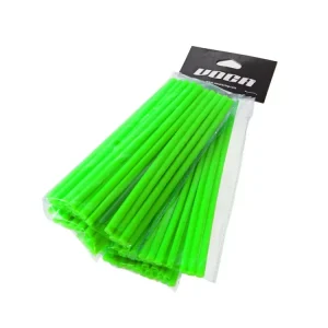 Must-Have Speichencover Set VOCA 215mm vorn, 190mm hinten - je 38 Stück - neongrün