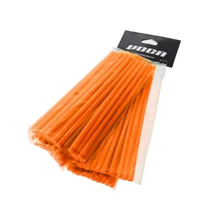 Speichencover Set VOCA 215mm vorn, 190mm hinten - je 38 Stück - orange Sale