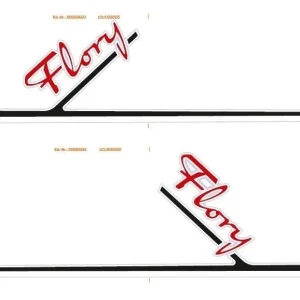 Schriftzug Emblem Aufkleber Kreidler Flory MF MOGA Tank Kraftstofftank Benzintank Preis Gesenkt