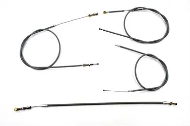 Seilzug Satz MOGA Grau für  Kreidler Ur Florett K 54 Bj 1960 mit 3 Gang Fußschaltung Schnäppchen