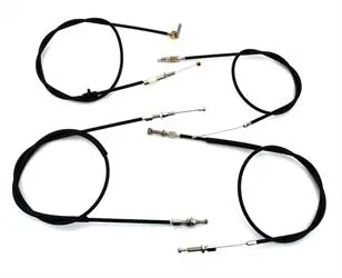 Seilzug Satz MOGA Schwarz für Zündapp, M 25, Typ 434, Bergsteiger flacher Lenker Bestpreis