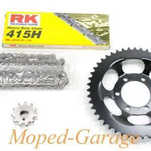 Kettensatz Esjot 114 Glieder Ritzel Z11, Kettenrad Z47 für Zündapp, CS 25 Geprüft