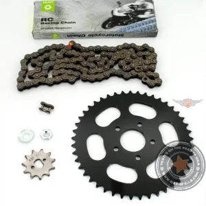 Kettensatz Esjot 1 Satz Teilung 415 112 Glieder Ritzel Z11, Kettenrad Z45 für Zündapp ZA 25, ZR 20, ZB 22, ZB 25, ZD 10 Jetzt Bestellen