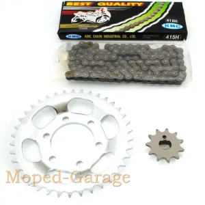 Top-Preis Kettensatz 120 Glieder Ritzel Z11, Kettenrad Z38 für Zündapp CX 50, Hai 50, CX 25, Hai 25