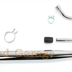 Auspuff Krümmer Schellen Set für Zündapp, R 50 Roller Typ 561 Markenware