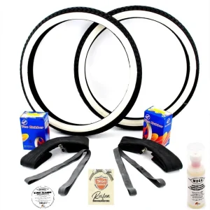 Ausverkauf Reifen Continental Set (9-teilig) 2 x 19 Zoll 24 B für Zündapp Bergsteiger M 25 Typ 434