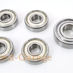 Radlager Satz (5-teilig)  für Zündapp GTS 50, C 50 Sport, KS 50, KS 50 Abverkauf