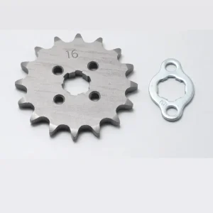 Heißes Angebot Honda MB MT MBX MTX NSR DAX 16 er Ritzel mit Sicherungsblech