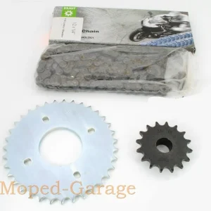 Esjot Kettensatz Hercules K 50 RL RE SX RX SE SL  16 Ritzel 35 Kettenrad Tuning Markenprodukt