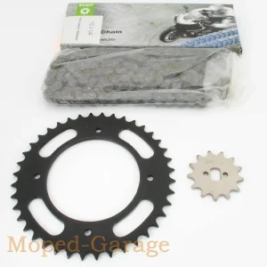 Online Kaufen Esjot Kettensatz Zündapp Automatic Typ 442 Orig.  13 Ritzel 40 Kettenrad Tuning