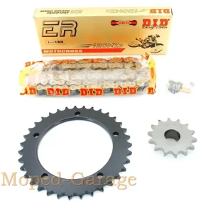 Preisreduziert Esjot Kettensatz Hercules K 50 RL Ultra DID Kette Ritzel 14 Esjot Kettenrad 35