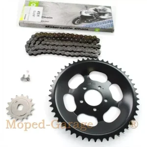 Garantierte Lieferung Esjot Kettensatz Hercules Prima GT GX Kette Satz 50 Kettenrad 15 Ritzel Sachs Motor