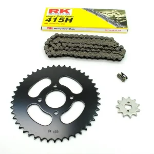 Direktkauf Kettensatz Esjot 1 Satz (3-teilig) Teilung 415 112 Glieder Ritzel Z11, Kettenrad Z45 für Zündapp ZA 25, ZR 20, ZB 22, ZB 25, ZD 10