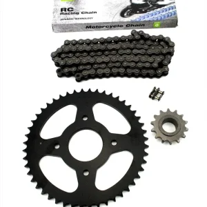 Kettensatz Esjot Set (3-teilig) Teilung 428 114 Glieder Ritzel Z13, Kettenrad Z48 für Hercules, K 125 BW Letzte Chance