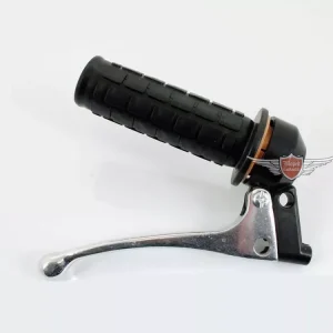 Aktuell Gasgriff Armatur Schwarz Aluminium 22mm 105mm 26mm für Zündapp, Kreidler, Hercules, Puch, DKW, KTM, Mofa, Moped, Mokick