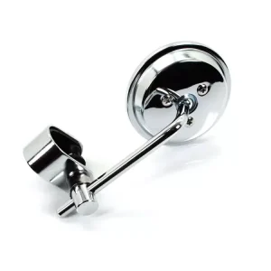 Lenkerendenspiegel Custom klein chrom für Mofa, Moped, Chopper Echt