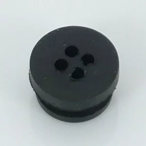 Durchführungsgummi 4 Bohrungen 9mm Schwarz für Hercules, Miele, DKW, Rixe, KTM Mofa Moped Expressversand