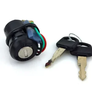 Top-Angebot Zündschloss 4-polig mit Befestigungsklammer und 2 Schlüsseln für Honda MT 5, 50, MB 50