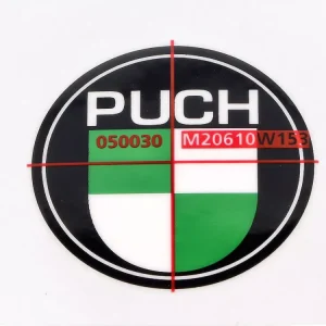 Tankaufkleber 40mm rund für Puch Ausverkauf