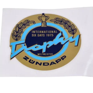 Aufkleber Rund 70mm Sixdays Trophy 1975-1976 für Zündapp Sofort Bestellen