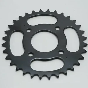 Kettenrad Esjot Verstärkt 32 Zähne Schwarz für Hercules Prima 1, 2, 3, 4, 5, 6, MP MF M HR Hobby Rider, P MX SX, Optima Pronto, Presto, Garelli Cross 40, KTM 505 Automatik, 2 Gang Schneller Versand