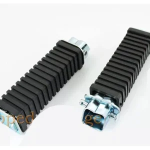 Fußrasten Satz Schwarz Metall Gummi für Honda MT, MB, MTX, MBX Billig