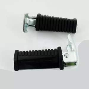 Super-Preis Fußrasten klappbar 12mm Schwarz für Zündapp, KS 50, 80, GTS Kreidler, C CS CX Hercules, Hai ZD 40, Florett, Puch, MK, Simson, K KTM, DKW, Miele, Göricke