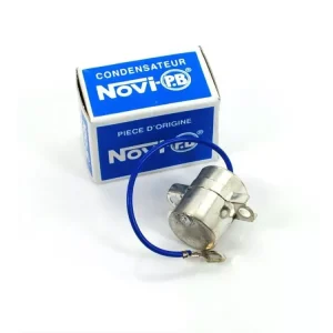 Highlight Kondensator Metall Blau für Peugeot, Mobylette