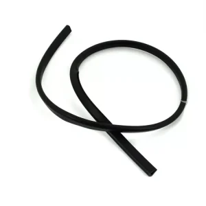 Preisknaller Kantenband Gummi 8x5mm Schwarz für Mofa, Moped, Mokick, Roller, Motorrad