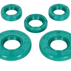 Letzte Chance Wellendichtringsatz Schmitt Evolution FKM grün mit Drallrichtung für Simson S50, KR51/1 Schwalbe, SR4-1 Spatz , SR4-2 Star , SR4-3 Sperber , SR4-4 Habicht