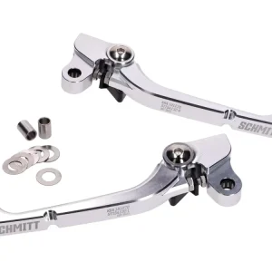 Bremshebel Kupplungshebel Set Schmitt Handanker CNC Aluminium silber-silber für Simson S50, S51, S53, KR51/2, SR50, SR80 Top-Angebot