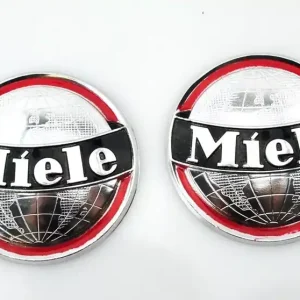Angebot Tank Embleme 2 Stück Durchmesser 62mm für Miele K52, Miele K53 Moped Mokick
