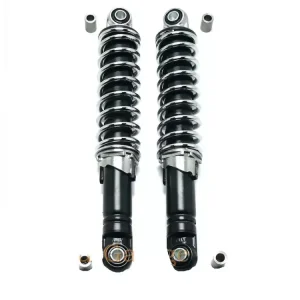 Beliebt Federbeine Satz 260mm Schwarz Chrom IMCA für Kreidler Flory, Zündapp Hercules, Puch mit Buchsen