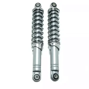 Sport Federbeine 280mm grau für Zündapp, Kreidler, Hercules, Puch Mofa Mokick, Moped Schneller Versand