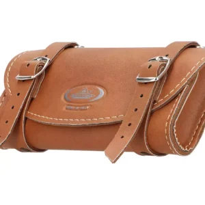 Kostenloser Versand Werkzeugtasche, Satteltasche Selle Monte Grappa aus Leder braun L=150mm für Piaggio, Vespa Ciao, Si, Bravo, Boxer, Grillo