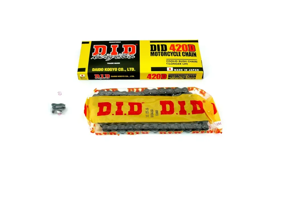 Rabatt Kette DID 106 Glieder 420 verstärkt für Derbi Variant Revolution, Hercules RX-9, Ultra, Honda C, MB, MSX, Yamaha RD, RX