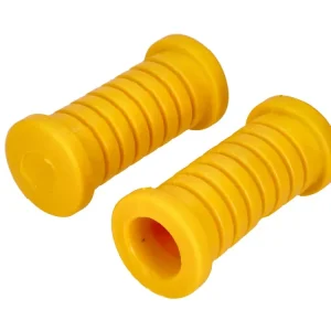 Fußrastengummi Set D=22mm gelb für Simson Versand Am Gleichen Tag