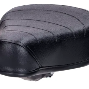 Geprüft Sattel / Sitz schwarz mit Puch-Schriftzug für Puch Maxi