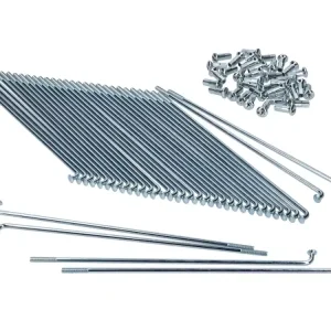 Speichen Satz 1,2x158mm 17 Zoll für Piaggio Bravo, Boxer, Ciao (Hinterrad) Preiswert