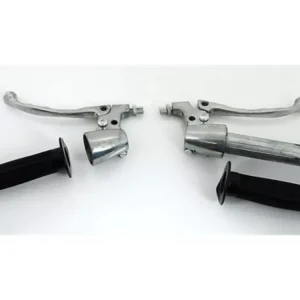 Gas-und Kupplungshebel Set mit Griffgummis für Zündapp, Hercules Schnäppchen