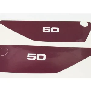 Aufkleber Satz Seitendeckel 50 violett für Yamaha FS1 1J5, RD 50 Billig